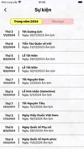 Lịch Âm Việt - Lịch Âm Dương screenshot 4