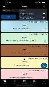Notepad with Colors - Notes screenshot 0