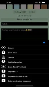Notepad with Colors - Notes screenshot 5