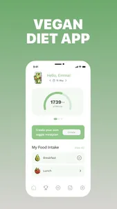 Vegan Diet App & Diet Plan screenshot 1