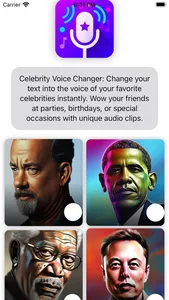 Celebrity voice changer . screenshot 0
