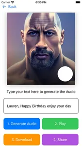 Celebrity voice changer . screenshot 1