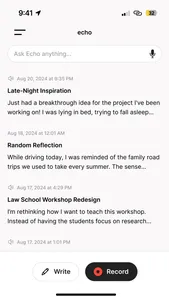 Echo | Notes for Writers screenshot 0
