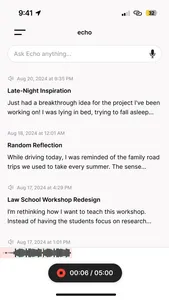 Echo | Notes for Writers screenshot 1