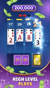 Skill Based Blackjack 21 Game screenshot 2