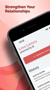 AI Love Letter Generator+ screenshot 0