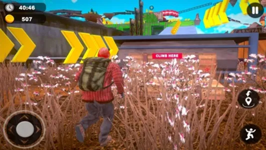 Parkour Up air Adventure Race screenshot 0