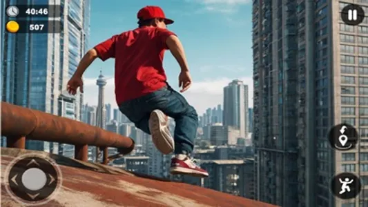 Parkour Up air Adventure Race screenshot 4