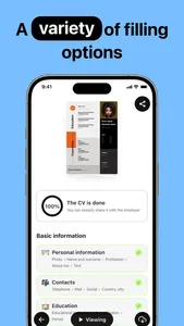 CV Maker & Resume Builder app screenshot 2