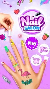 Nail Salon - nail polish games screenshot 0