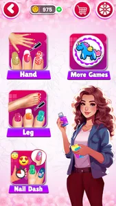 Nail Salon - nail polish games screenshot 5