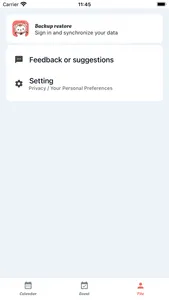 My Calendar Global screenshot 2