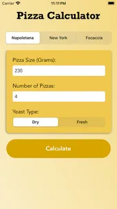 My Pizza Calculator screenshot 0