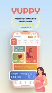 Pregnancy, Baby Tracker －Yuppy screenshot 0