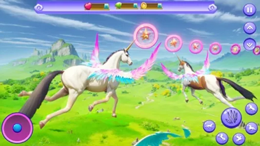 Wild Unicorn Horse Family Sim screenshot 0