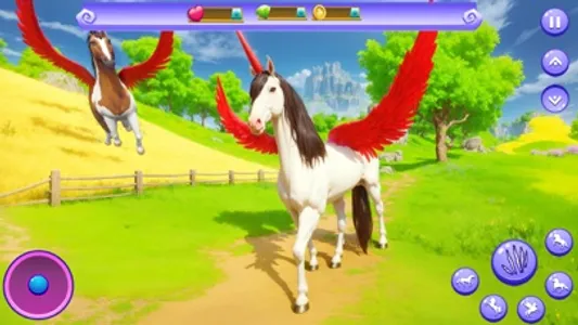 Wild Unicorn Horse Family Sim screenshot 3