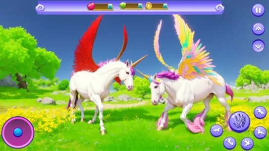 Wild Unicorn Horse Family Sim screenshot 4