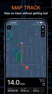 Speedometer GPS Running Track screenshot 1