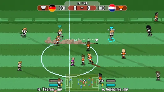 Pixel Cup Soccer - Lite screenshot 1