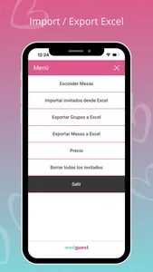 Wedding Guest List. WedGuest screenshot 4