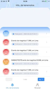 Sismo Peru screenshot 1
