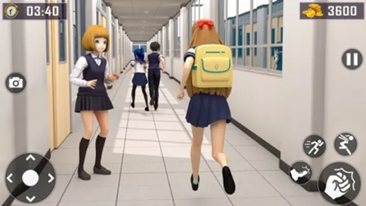 Anime Girl School Life Game 3D screenshot 3