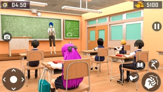 Anime Girl School Life Game 3D screenshot 4