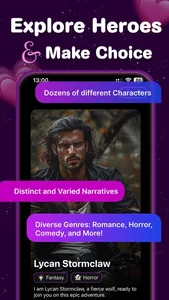 LoreChat - Interactive Stories screenshot 3