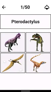 Dinosaur Flashcard Quiz screenshot 0