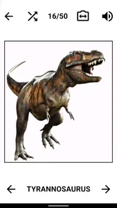Dinosaur Flashcard Quiz screenshot 1