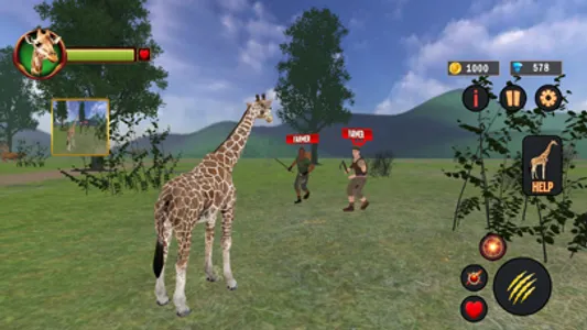 Giraffe Simulator Safari Game screenshot 3