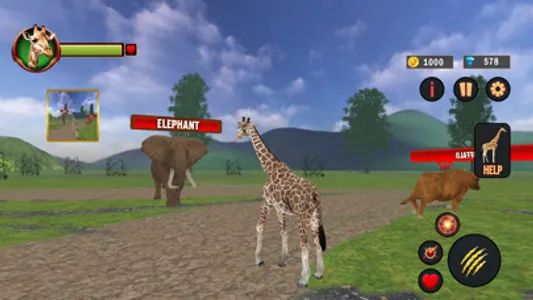 Giraffe Simulator Safari Game screenshot 4