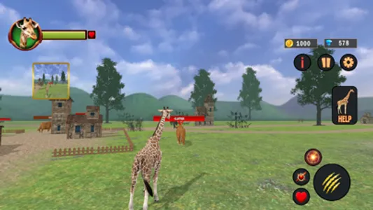 Giraffe Simulator Safari Game screenshot 5