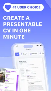 AI Resume Builder－CV Maker PDF screenshot 0