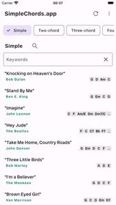 Simple Chords screenshot 0