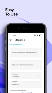 AI Proposal Generator screenshot 2