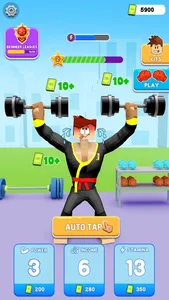 Idle Gym Tap Hero: Slap & Run screenshot 1