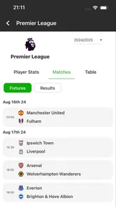 Inscore: Live Soccer Scores screenshot 0