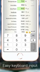 Psychrometer °F screenshot 4