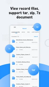 zip unzip 7z rar dzip extract screenshot 1