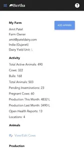 Bertha Dairy Farm Management screenshot 2