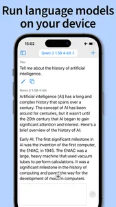 Local Chat: Private AI Chatbot screenshot 0