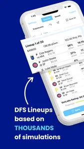 DFS Lineup Optimizer - SimLabs screenshot 1