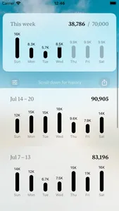 Saunter - Step Counter screenshot 2