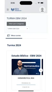 EBM Escola Bíblica Mananciais screenshot 1