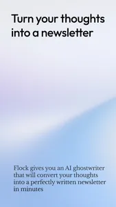 Flock - Create a newsletter screenshot 0
