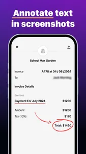 Screenshot Editor - Text Blur screenshot 2
