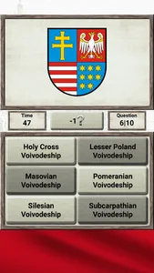 Poland Geography - Quiz Game screenshot 1