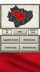 Poland Geography - Quiz Game screenshot 2