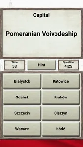 Poland Geography - Quiz Game screenshot 6